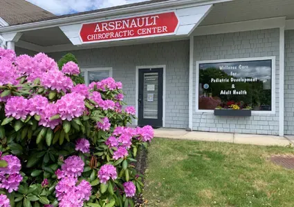 Arsenault Family Chiropractic Center office entrance in North Hampton, NH