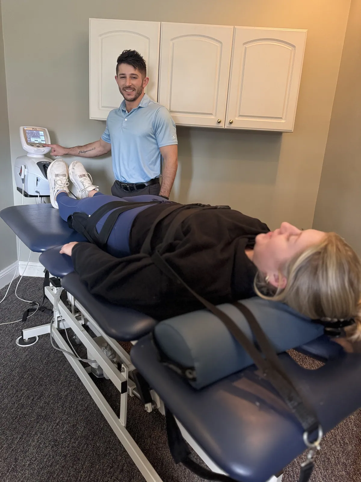 Chiropractic adjustment spinal manipulation back pain relief North Hampton NH