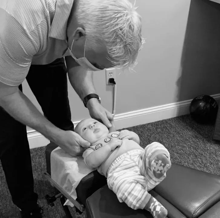 Gentle chiropractic care for a baby